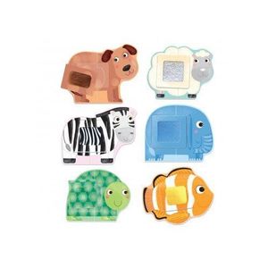 Puzzle educativ - Montessori Tactile Animals | Headu imagine