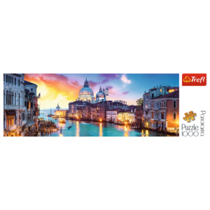 Puzzle 1000 piese - Panorama Canal Grande, Venice | Trefl imagine