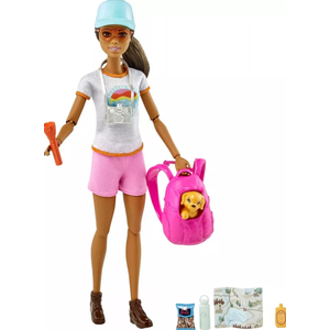 Set de joaca - Barbie in drumetie cu accesorii | Mattel imagine