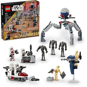 LEGO Star Wars - Pachet de lupta - Clone Trooper si droid de lupta (75372) | LEGO imagine