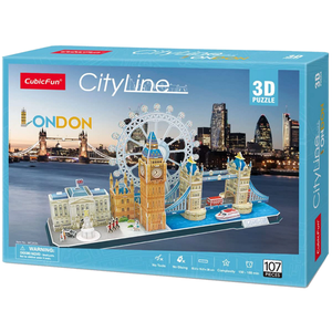 Puzzle 3D - CityLine - Londra | CubicFun imagine