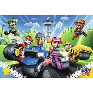 Puzzle 100 piese - Patrula Catelusilor - Catelusii pe motociclete | Trefl imagine