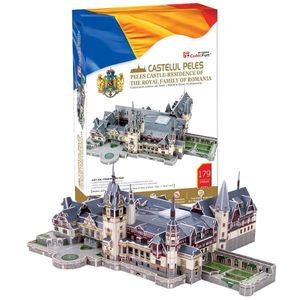 Puzzle 3D - Castelul Peles Romania, 179 piese | CubicFun imagine