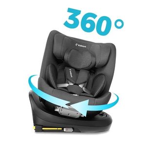 Scaun auto cu isofix rotativ 360 i-Size 40-150 cm Kidnort Radjur Blue imagine