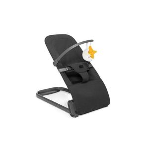 Balansoar ergonomic pliabil cu bara de jucarii Kidnort Stugan Black imagine