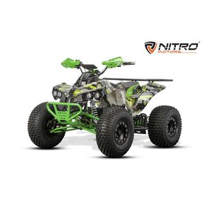 ATV electric NITRO EcoWarrior SPORT 1500W 60V 20Ah cu DIFERENTIAL, grafiti verde imagine