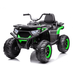 ATV electric copii 4x4, Kinderauto SuperOffroad, 140W 12V, RC, recomandat pentru 3-9 ani, culoare verde imagine