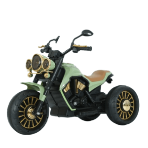 Motocicleta electrica cu 3 roti, Telecomanda, Kinderauto Jocker 70W premium, verde imagine