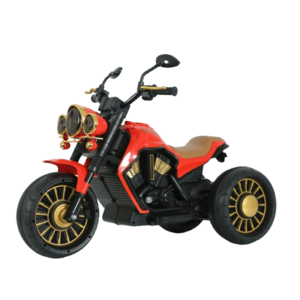 Motocicleta electrica cu 3 roti, Telecomanda, Kinderauto Jocker 70W premium, rosu imagine