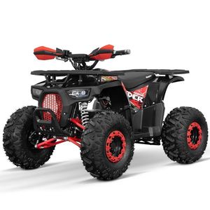 ATV electric pentru copii mari, ECO DustRider XXL 1000W 48V 20Ah cu diferential, roti 8 inch, rosu imagine