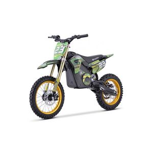 Motocicleta electrica Nitro E-Dirtbike Tiger 1800W 14 12 48V 13Ah Lithiu ION, culoare Verde imagine