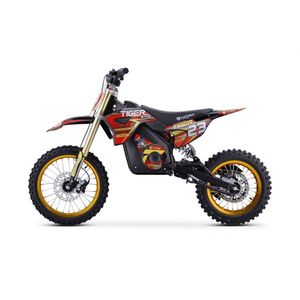 Motocicleta electrica Nitro E-Dirtbike Tiger 1800W 14 12 48V 13Ah Lithiu ION, culoare rosie imagine