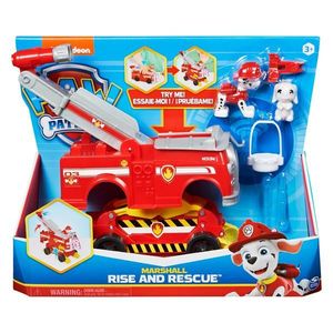 Set masinuta si figurina Paw Patrol, Rise and rescue, Marshall, 20133578 imagine