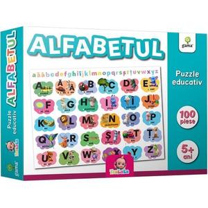 Alfabetul - Puzzle Educativ 100 de Piese imagine