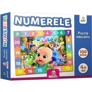 Numerele - Puzzle Educativ 100 de Piese imagine