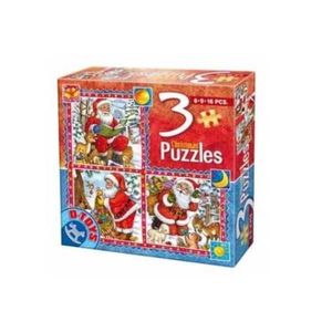 Puzzle Craciun 3 in 1 imagine