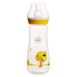 Biberon "Pupaza din Tei" cu Tetina de Silicon - Minut Baby, 3+, 250 ml imagine