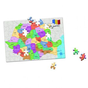 Puzzle educativ - Agerino - Sa descoperim Romania | Clementoni imagine