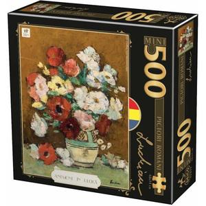 Puzzle - Pictori romani - Luchian - Anemone - 500 piese | D-Toys imagine