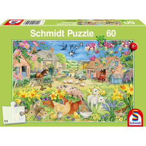 Puzzle 60 piese - My Little Farm | Schmidt imagine