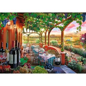 Puzzle 1000 piese - Tea Time - Podgoria Italiana | Trefl imagine