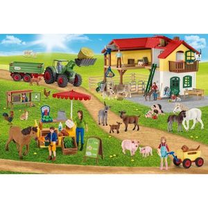 Puzzle 100 piese - Farm and Farm Shop | Schmidt imagine