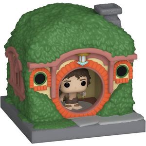 Figurina - Bitty Pop! The Lord of the Rings: Frodo (with The Ring) and The Shire | Funko imagine