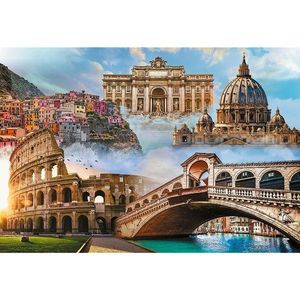 Puzzle 1500 piese - Locuri favorite din Italia | Trefl imagine