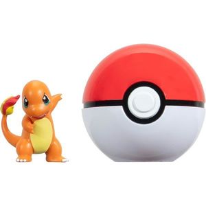 Figurina - Pokemon Clip 'N' Go - Charmander with Poke Ball | Jazwares imagine