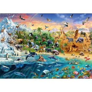 Puzzle 1000 piese - Animal Kingdom | Schmidt imagine