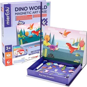 Joc magnetic de arta si asociere - Dino World | MierEdu imagine