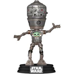 Figurina - Pop! Deluxe Star Wars: The Mandalorian: IG-12 with Grogu | Funko imagine