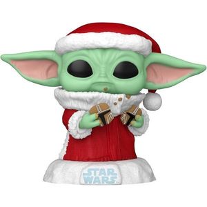 Figurina - Pop! Star Wars Holiday: Grogu (Santa) | Funko imagine