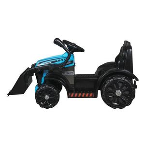 Buldozer electric 6V cupa mobila lumini si sunete 87x42x44 cm Blue imagine