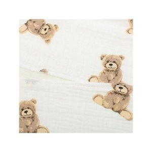 Fata de perna New Baby Basic din bumbac 30x37 cm bear imagine