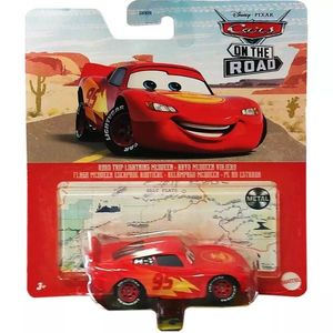 Masinuta Cars Die Cast, Road Trip Lightning McQueen, HKY34 imagine