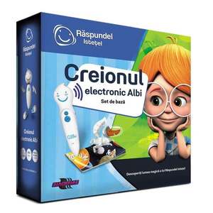 Creion electronic pentru citit carti, Raspundel Istetel, Albi imagine