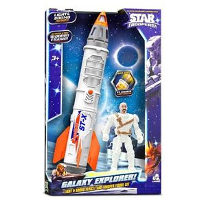 Set de joaca cu racheta si figurina, Lanard Toys, Star Troopers, Magnus 04 ST-X imagine