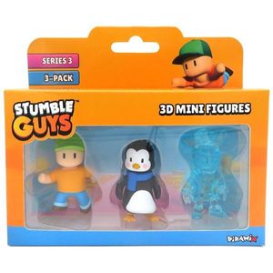 Set 3 mini figurine Stumble Guys 3D, S3 imagine