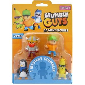 Set 5 mini figurine Stumble Guys 3D, S3 imagine