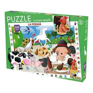 Puzzle Noriel Lumea vesela - La ferma (240 piese) imagine