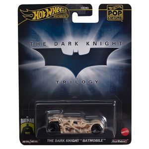 Masina metalica Hot Wheels, Pop Culture, The Dark Knight Batmobile, 1: 64, HXD97 imagine