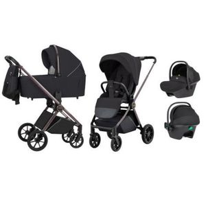 Carucior compact premium Carrello ULTRA 3 in 1 I-Size 40-87 cm Night Black imagine