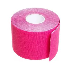 Banda Kinesiologica Vitammy Tape 1 impermeabila, moale si confortabila fara latex 5 cm x 5 m roz imagine