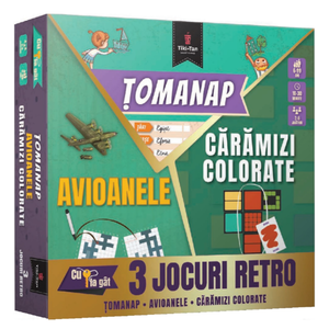 3 jocuri retro: Tomanap. Avioanele. Caramizi colorate | Tiki-Tan imagine