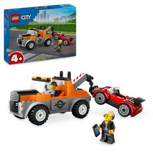 LEGO City - Camioneta de tractare si masina sport (60435) | LEGO imagine