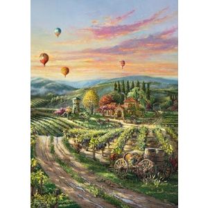 Puzzle 1000 piese - Thomas Kinkade - Peaceful Valley Vineyard | Schmidt imagine