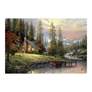 Puzzle 500 piese - Thomas Kinkade - A Peaceful Retreat | Schmidt imagine