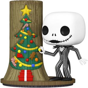 Figurina - The Nightmare Before Christmas 30th - Jack Skellington with Christmas Door | Funko imagine