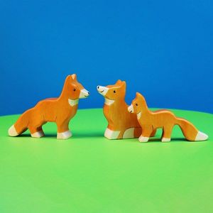 Set 3 figurine - Familie de vulpi | Didy Toys imagine